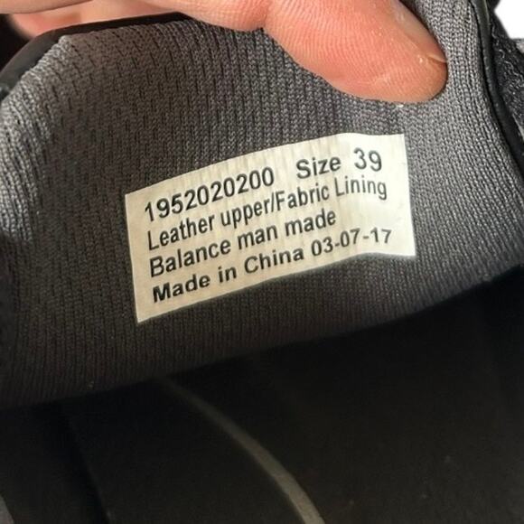 Dansko Emma Black Leather Walking Work Shoe Womens Size 39 Slip Resistant - Picture 8 of 8